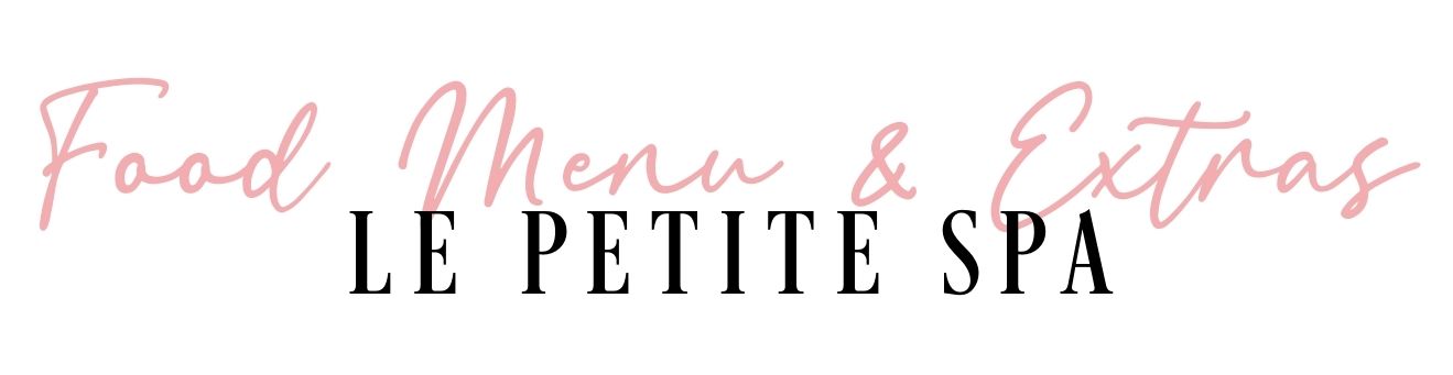 Food Menu & Extras