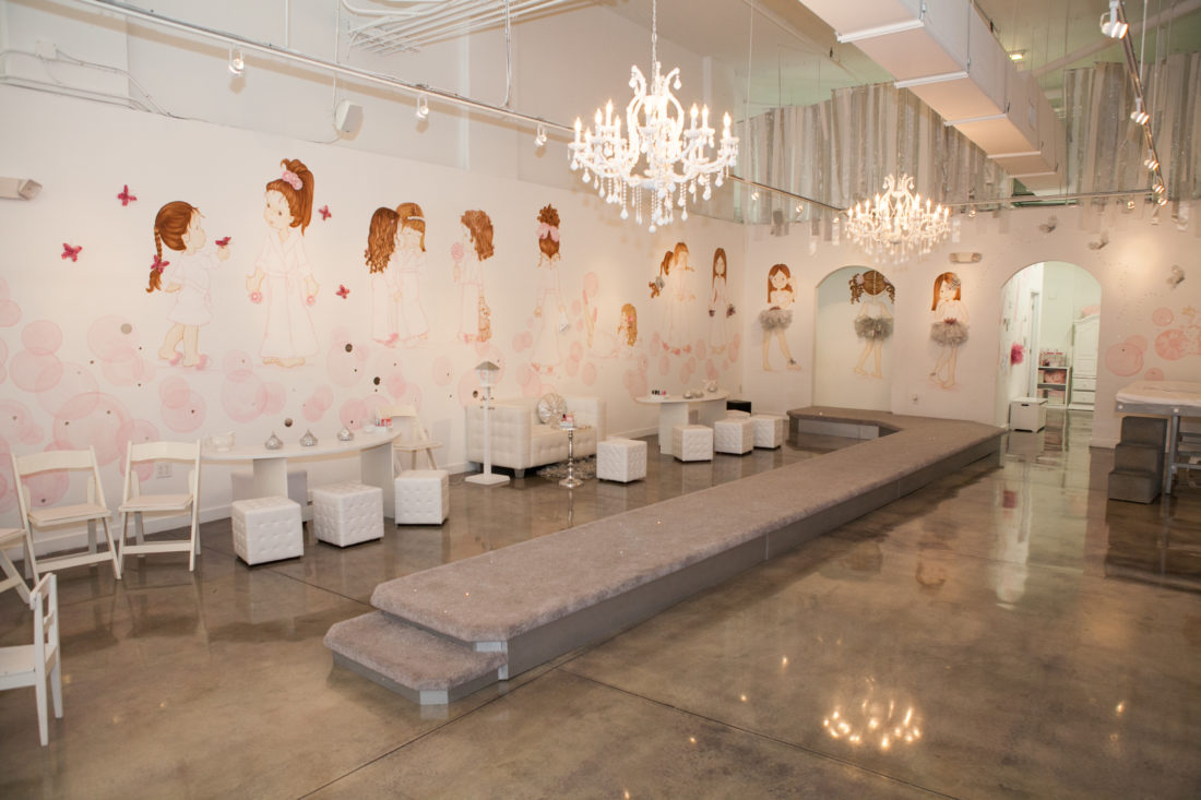 Salon and fashion show runway