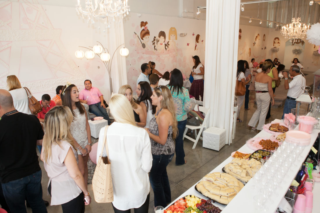 Families celebrating at Le Petit Spa