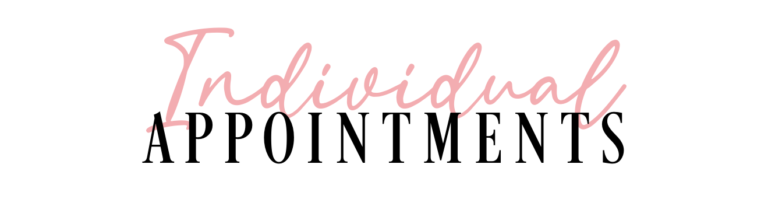 Individual Appointments